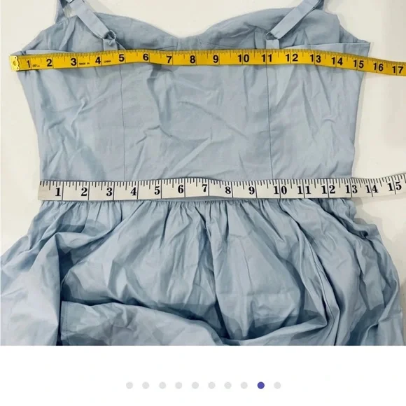 Reformation blue mini dressNEW